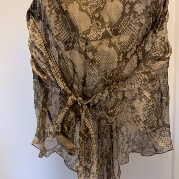 Valentino NEW Python camisole / bustier silk top - Picture 10 of 17
